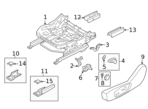 Tracks & Components for 2017 Ford Fusion #2