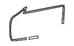2087271730 - Body: Door Weather-strip for Mercedes-Benz Image