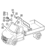 68018758AA - Glass: Windshield for Mopar Image