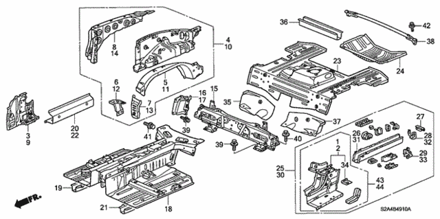 Inner Panel for 2002 Honda S2000 #0