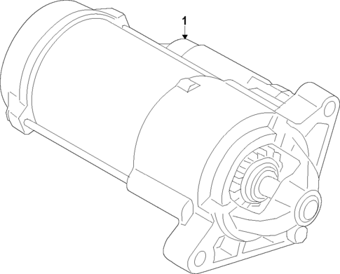 Starter for 2019 BMW X1 #1
