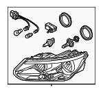 5N0941005C - : Headlamp Assembly for Volkswagen: Tiguan, Tiguan Limited Image