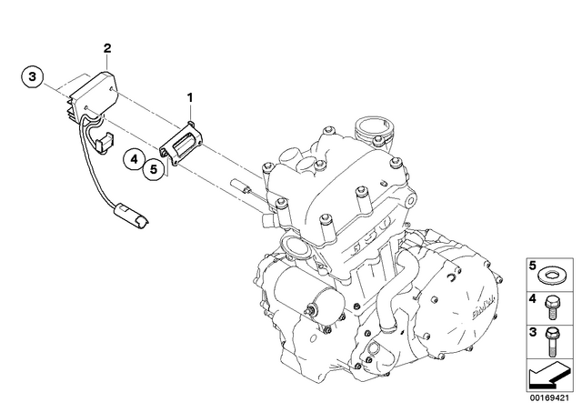 13717696998 - : Washer - 5.5X15X1.2 for BMW-Motorrad Image