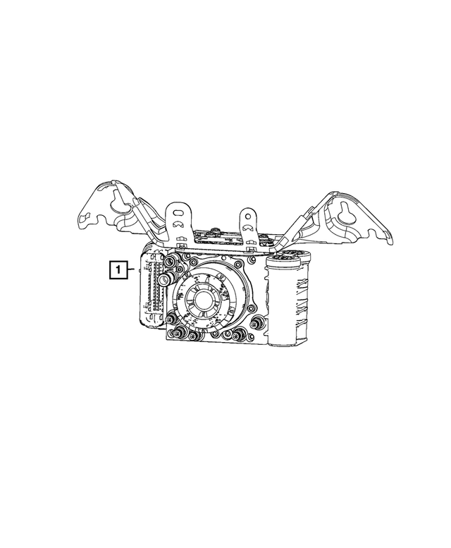 68741485AA - Electrical: Air Suspension Compressor Assembly for Mopar Image