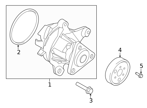 Water Pump & Related Components for 2015 Ford Fusion #0