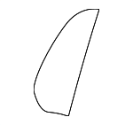 MR595803 - Body: Seat Back Pad for Mitsubishi: Endeavor Image