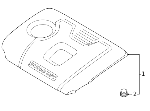 Engine Appearance Cover for 2023 Kia Soul #0