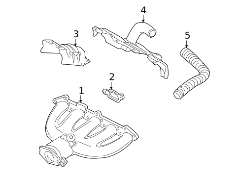 Exhaust Manifold for 2006 Volvo S60 #1