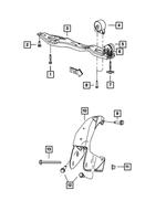 6503523 - 4.0L Gas; Engine: Hex Head Bolt, Mounting for Mopar Image