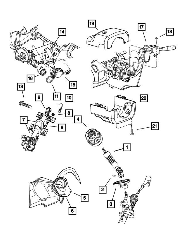 4690344AB - Steering: Steering Column Bearing for Mopar Image image