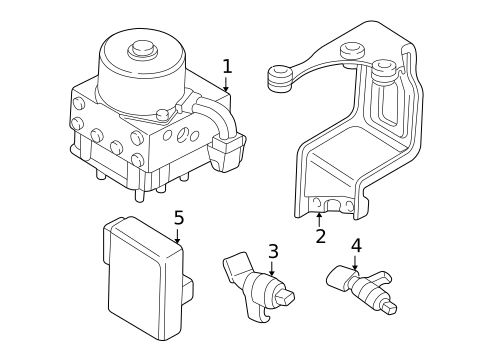ABS Components for 2000 Volkswagen Jetta #0