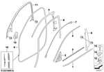 51767310320 - : Gasket, Door Joint, Door Frnt Top R for BMW Image