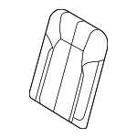 6L2Z7866600EAA - Body: Seat Back Cover for Mercury: Mountaineer Image