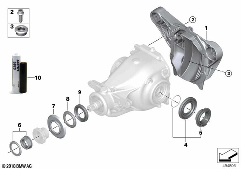 Rear-Axle-Drive Parts for 2014 BMW 428iX #0