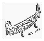 791101JA0A - Body: Rear Body Panel for Nissan: Quest Image