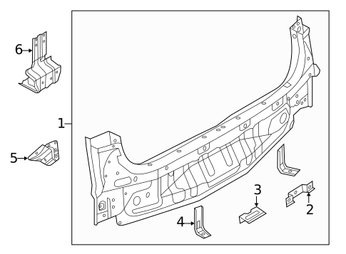 Rear Body for 2015 Nissan Quest #0
