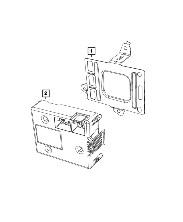 68602159AJ - Electrical: Trailer Brake &amp; Towing Control Module for Mopar Image