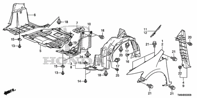 Front Fenders for 2011 Honda Insight #0