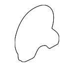 213543F000 - Cooling System: Water Pump Gasket for Genesis: G80, G90 | Hyundai: Equus, Genesis Image