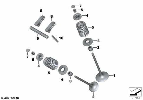 Valves with Springs for 2018 BMW-Motorrad R 1200 R #0