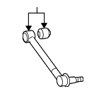 4879053030 - Suspension: Rear Upper Control Arm for Lexus: GS300, GS350, GS430, GS450h, GS460, IS F, IS250, IS350 Image