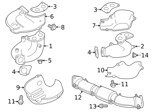 Exhaust Manifold for 2020 Subaru WRX STI #0