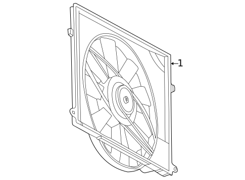 Fan for 2000 Mercedes-Benz S430 #0