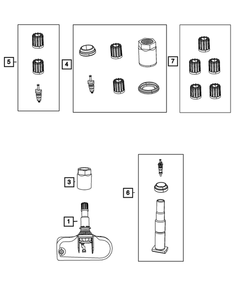 Tire Monitoring System for 2008 Dodge Challenger #0