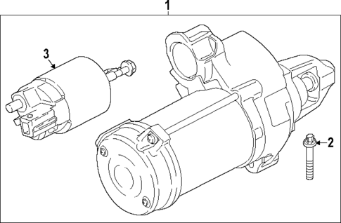 Starter for 2023 BMW 760i xDrive #1