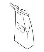 51438050325 - Body: Upper Center Pillar Trim for BMW: X3 Image