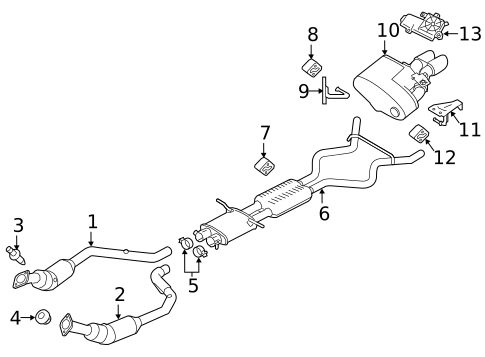 Exhaust Components for 2022 Land Rover Range Rover Sport #0