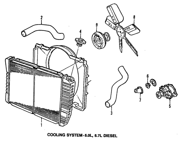 22511036 - Cooling System: Engine Cooling Fan Clutch Blade for GM Image