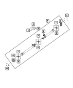 5146853AB - Rear Axle; American Axle 292 MM Single Rear Wheel; Differential and Drive Line: Drive Shaft Center Bearing Bracket for Ram: 3500 Image