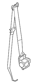 72117951754 - : Seat Belt Assembly for BMW: i3, i3s Image