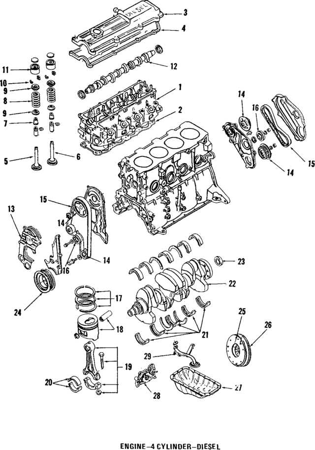 E53Z6049J - Engine: Cylinder Head for Ford Image