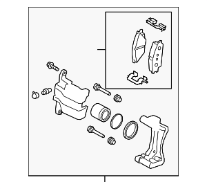 58180K0A10 - : Disc Brake Caliper for Kia: Soul Image