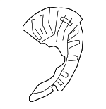 51756K0000 - Brakes: Splash Shield for Kia: Seltos, Soul Image