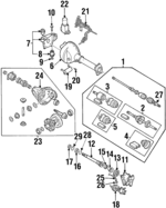8973651580 - : Axle Assembly for Honda: Passport Image