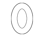 90917A6003 - Exhaust: Muffler &amp; Pipe Gasket for Scion: tC, xB | Toyota: Avalon, Camry, Corolla, Highlander, Land Cruiser, Matrix, RAV4, Venza Image