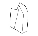 8P0809646C - Body: End Plate for Audi: A3, A3 Quattro Image