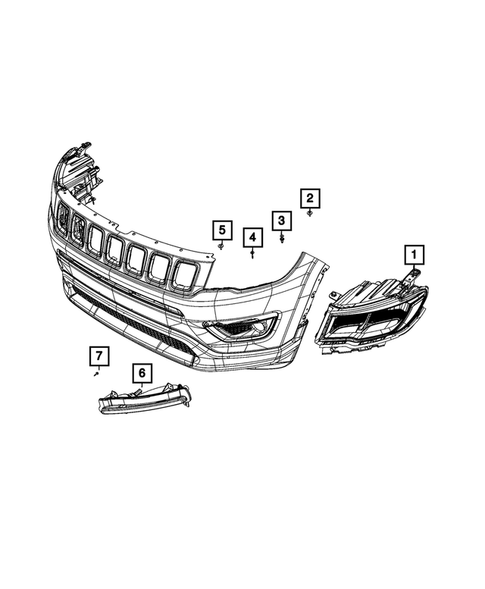 Lamps, Interior and Exterior for 2021 Jeep Compass #4
