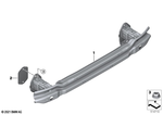51128495035 - : Carrier, Bumper Rear for BMW Image