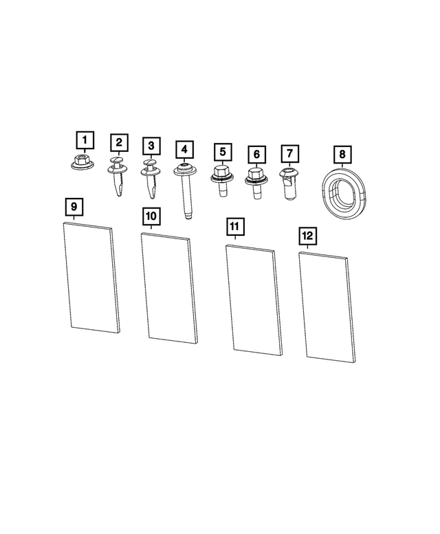 56021909AA - Electrical: Body Wiring Grommet for Mopar Image