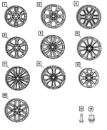 4755618AB - : Aluminum Wheel, Front Or Rear for Mopar Image
