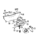 5098481AA - Air Conditioners and Heaters: Spring Retainer for Mopar Image