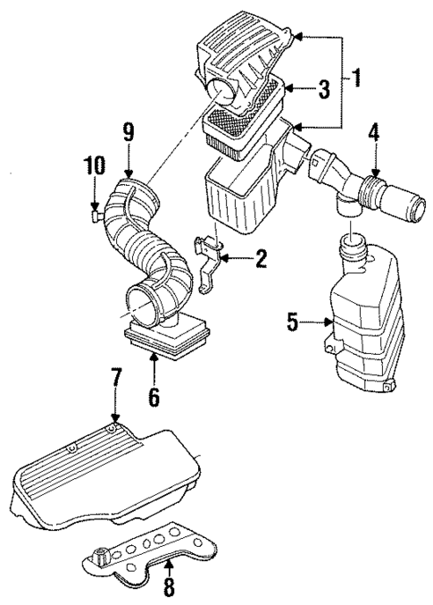Air Intake for 1997 Oldsmobile Achieva #0