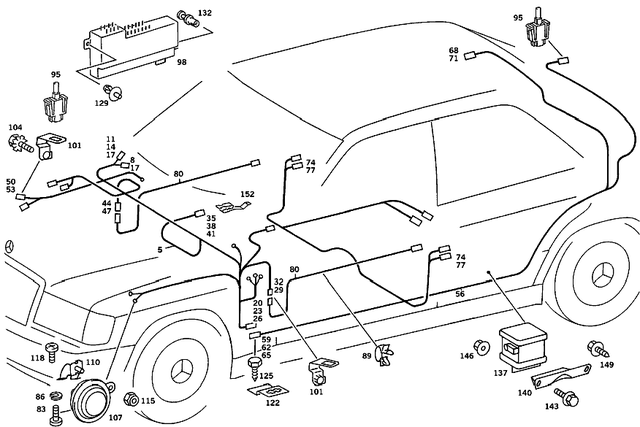 2015405135 - Electrical System: Electric Cable for Mercedes-Benz Image image
