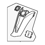 84508002 - Body: Center Panel for Chevrolet: Corvette Image
