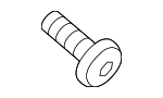 N91074201 - Electrical: Seat Belt Assembly Lower Bolt for Porsche: Cayenne, Macan, Taycan Image