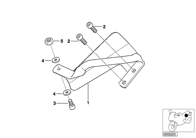 7119904202 - Frame and Mounting Parts: Washer - A6.4-ZNNIV si for BMW-Motorrad Image